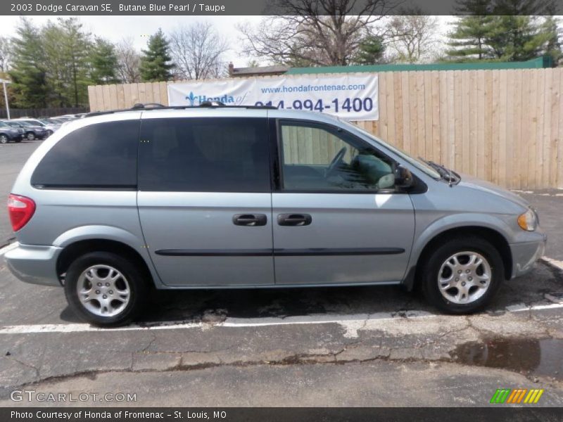 Butane Blue Pearl / Taupe 2003 Dodge Caravan SE