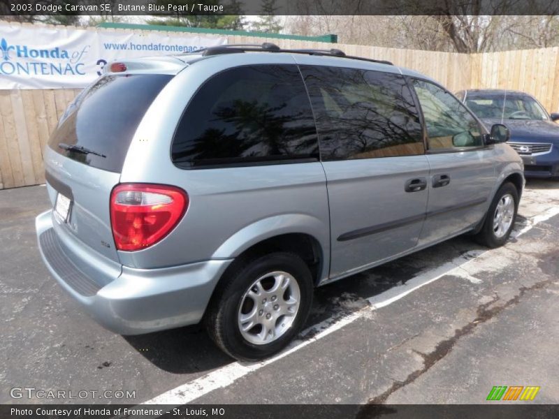 Butane Blue Pearl / Taupe 2003 Dodge Caravan SE