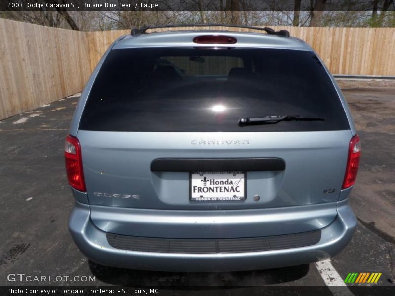 Butane Blue Pearl / Taupe 2003 Dodge Caravan SE