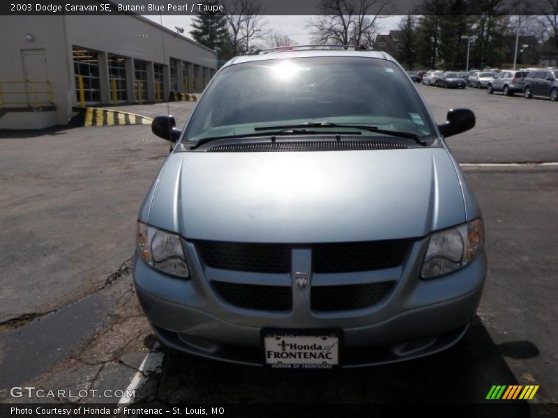 Butane Blue Pearl / Taupe 2003 Dodge Caravan SE