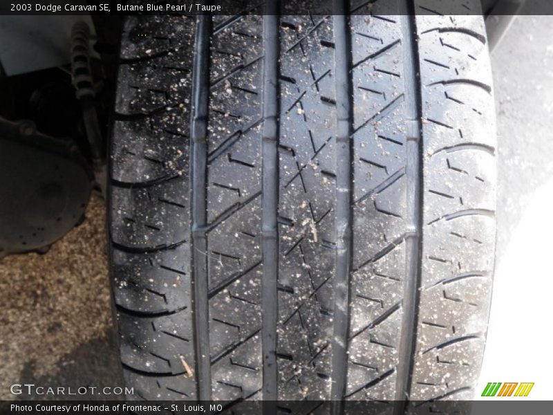 Butane Blue Pearl / Taupe 2003 Dodge Caravan SE