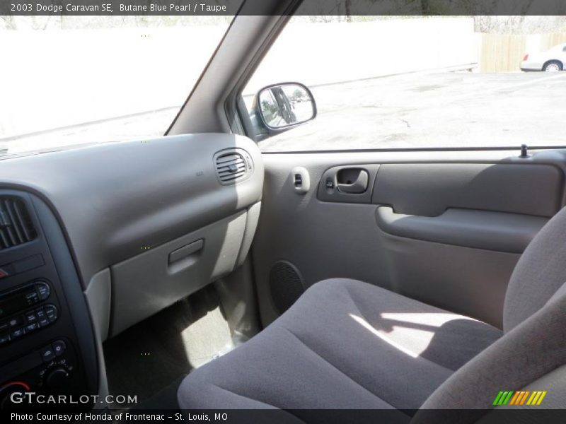 Butane Blue Pearl / Taupe 2003 Dodge Caravan SE