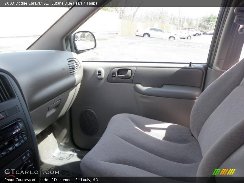Butane Blue Pearl / Taupe 2003 Dodge Caravan SE