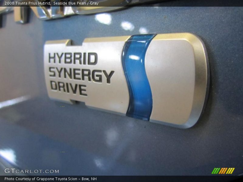 Seaside Blue Pearl / Gray 2008 Toyota Prius Hybrid