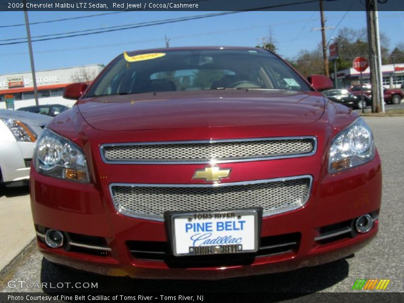 Red Jewel / Cocoa/Cashmere 2009 Chevrolet Malibu LTZ Sedan