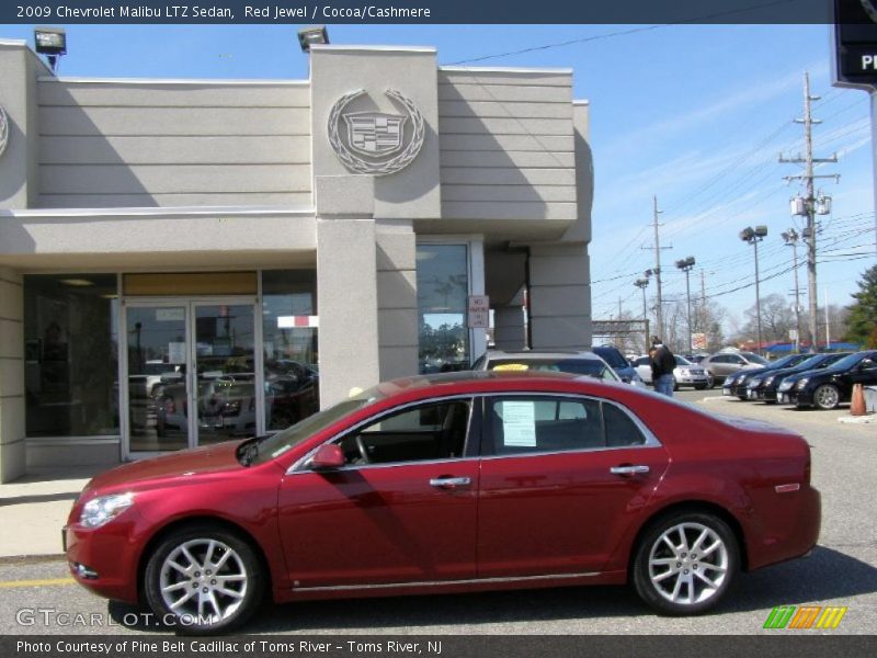Red Jewel / Cocoa/Cashmere 2009 Chevrolet Malibu LTZ Sedan
