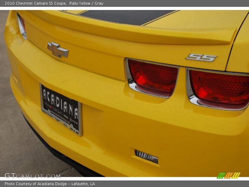 Rally Yellow / Gray 2010 Chevrolet Camaro SS Coupe