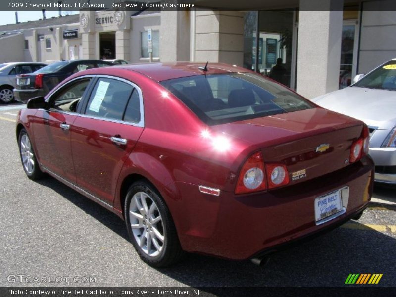 Red Jewel / Cocoa/Cashmere 2009 Chevrolet Malibu LTZ Sedan