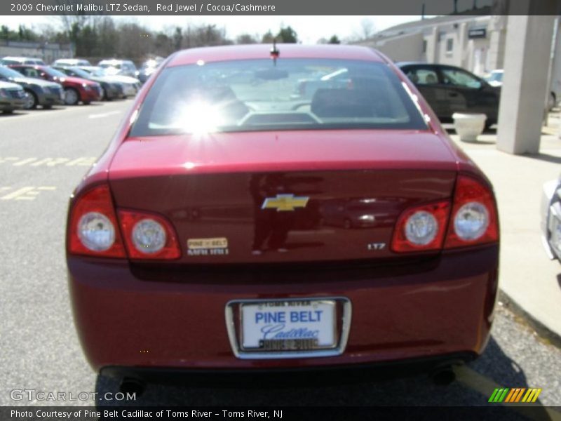 Red Jewel / Cocoa/Cashmere 2009 Chevrolet Malibu LTZ Sedan
