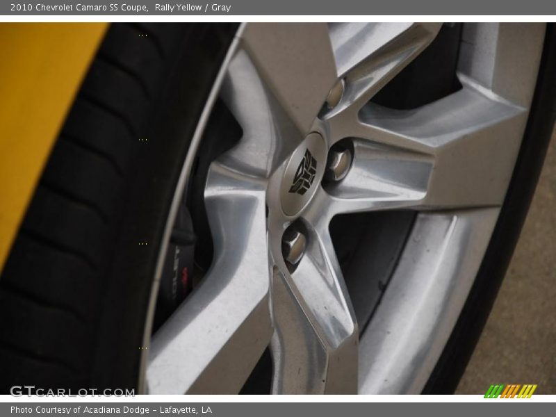 Rally Yellow / Gray 2010 Chevrolet Camaro SS Coupe