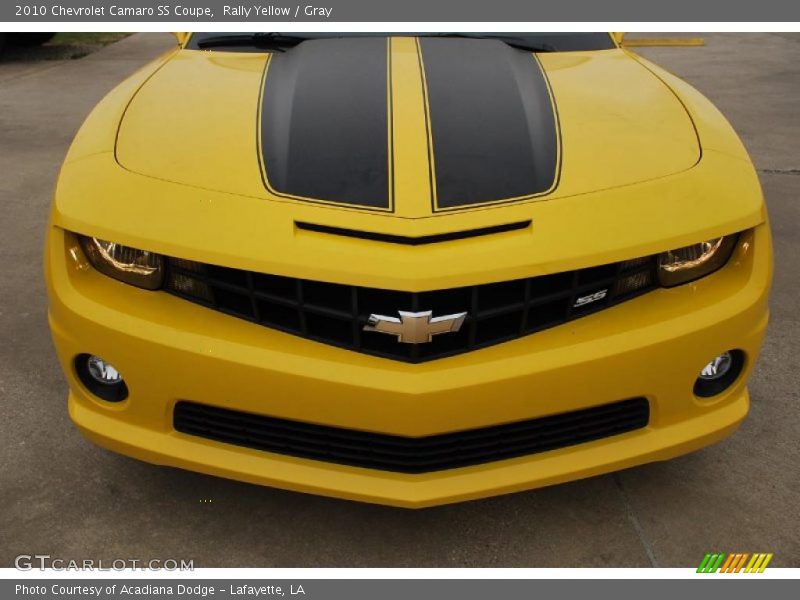 Rally Yellow / Gray 2010 Chevrolet Camaro SS Coupe