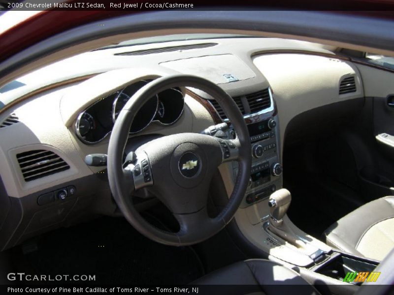 Red Jewel / Cocoa/Cashmere 2009 Chevrolet Malibu LTZ Sedan