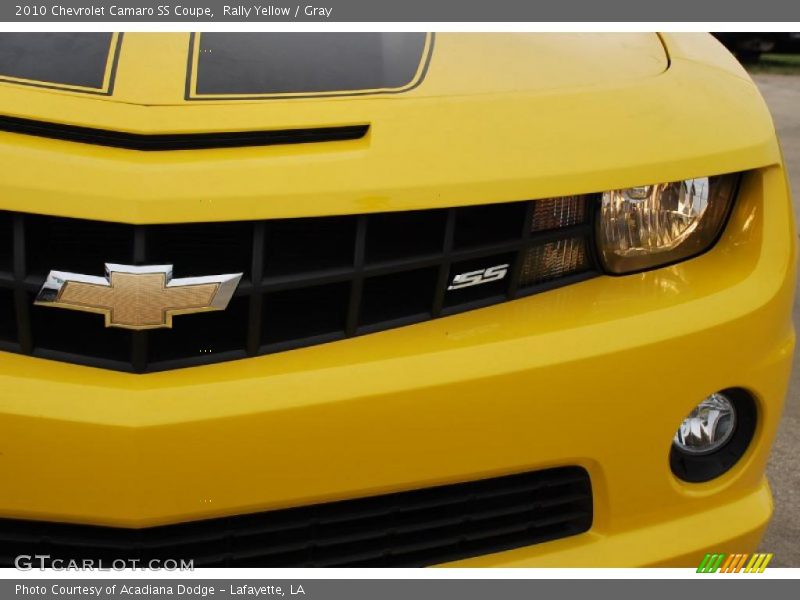 Rally Yellow / Gray 2010 Chevrolet Camaro SS Coupe