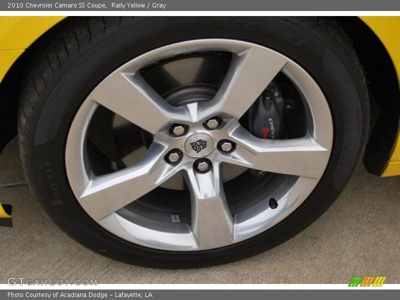 Rally Yellow / Gray 2010 Chevrolet Camaro SS Coupe