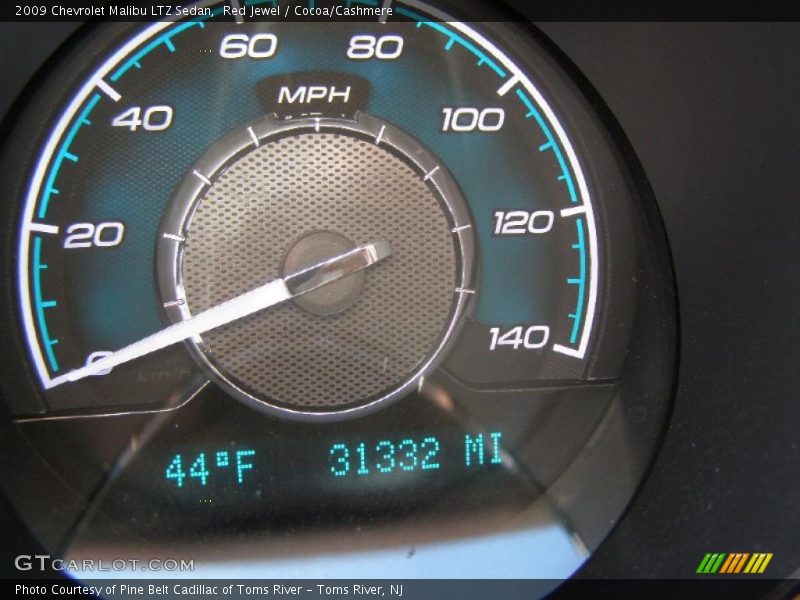 Red Jewel / Cocoa/Cashmere 2009 Chevrolet Malibu LTZ Sedan