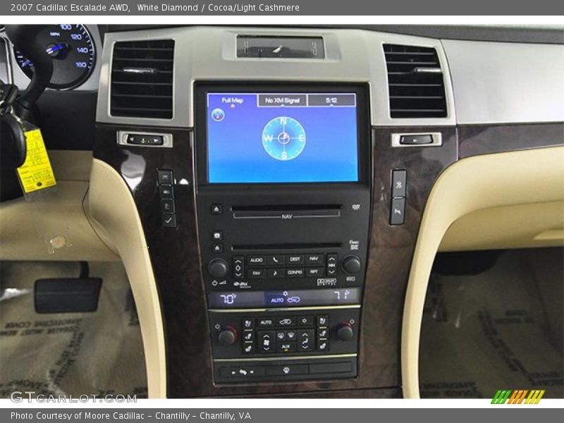 White Diamond / Cocoa/Light Cashmere 2007 Cadillac Escalade AWD