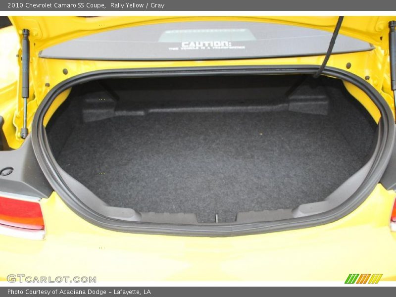 Rally Yellow / Gray 2010 Chevrolet Camaro SS Coupe