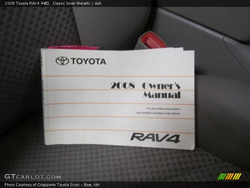 Classic Silver Metallic / Ash 2008 Toyota RAV4 4WD