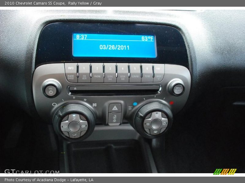 Rally Yellow / Gray 2010 Chevrolet Camaro SS Coupe