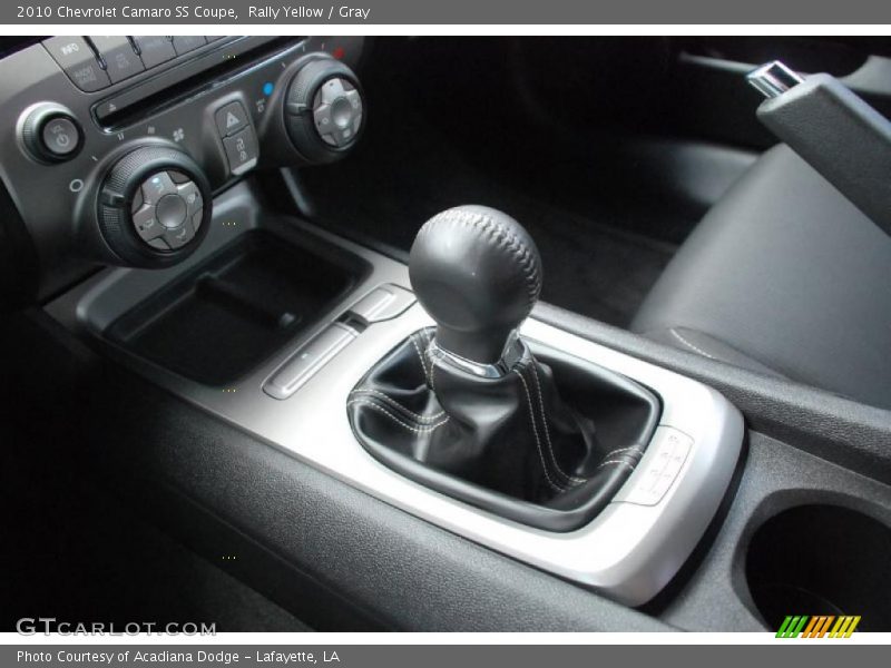 Rally Yellow / Gray 2010 Chevrolet Camaro SS Coupe