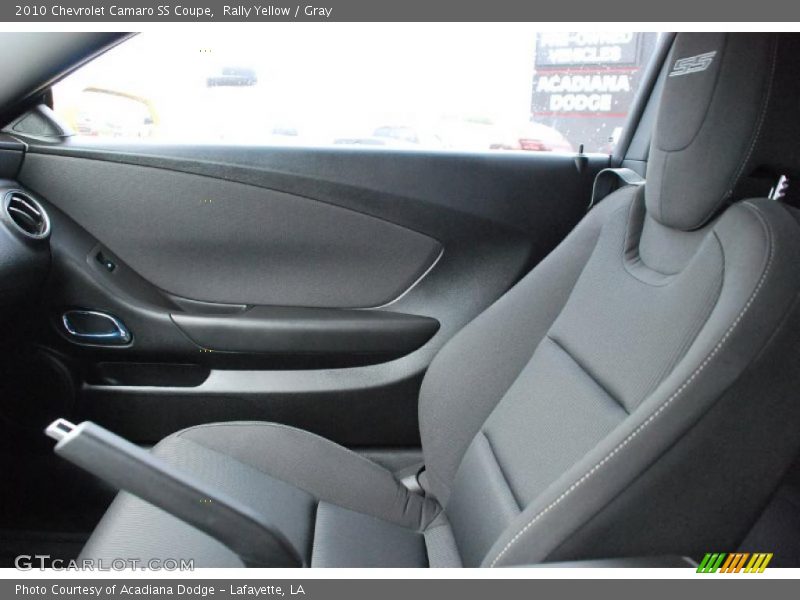 Rally Yellow / Gray 2010 Chevrolet Camaro SS Coupe