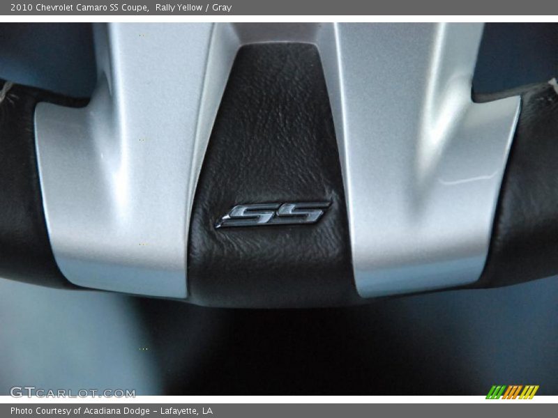 Rally Yellow / Gray 2010 Chevrolet Camaro SS Coupe