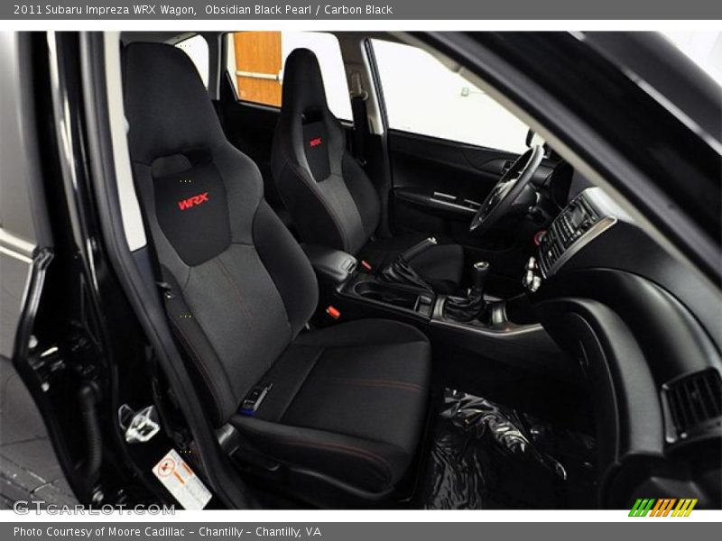  2011 Impreza WRX Wagon Carbon Black Interior