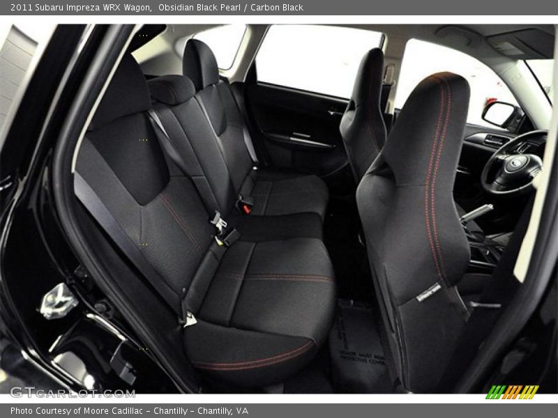  2011 Impreza WRX Wagon Carbon Black Interior