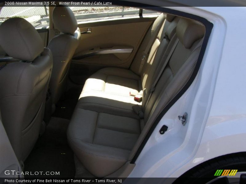 Winter Frost Pearl / Cafe Latte 2008 Nissan Maxima 3.5 SE