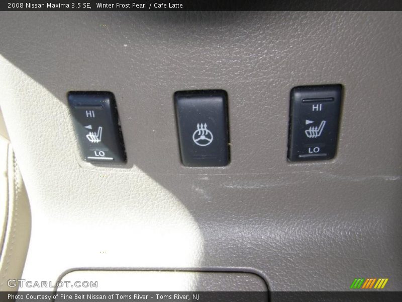 Winter Frost Pearl / Cafe Latte 2008 Nissan Maxima 3.5 SE