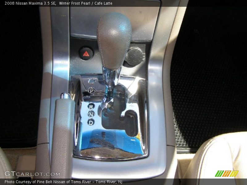 Winter Frost Pearl / Cafe Latte 2008 Nissan Maxima 3.5 SE