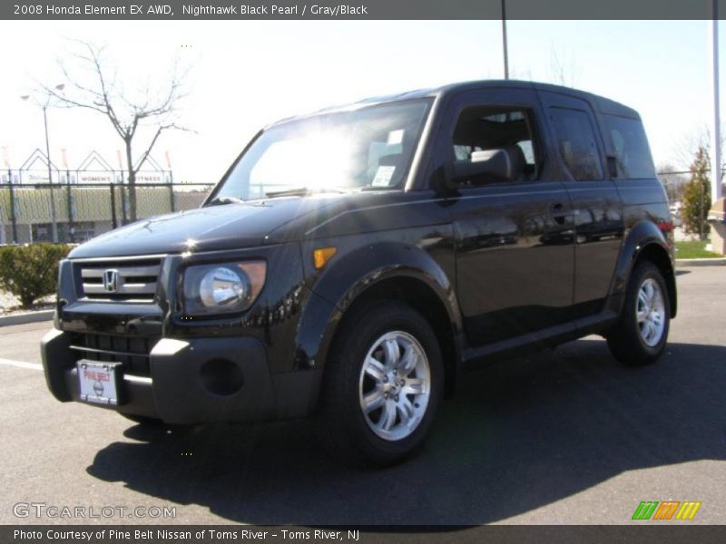 Nighthawk Black Pearl / Gray/Black 2008 Honda Element EX AWD
