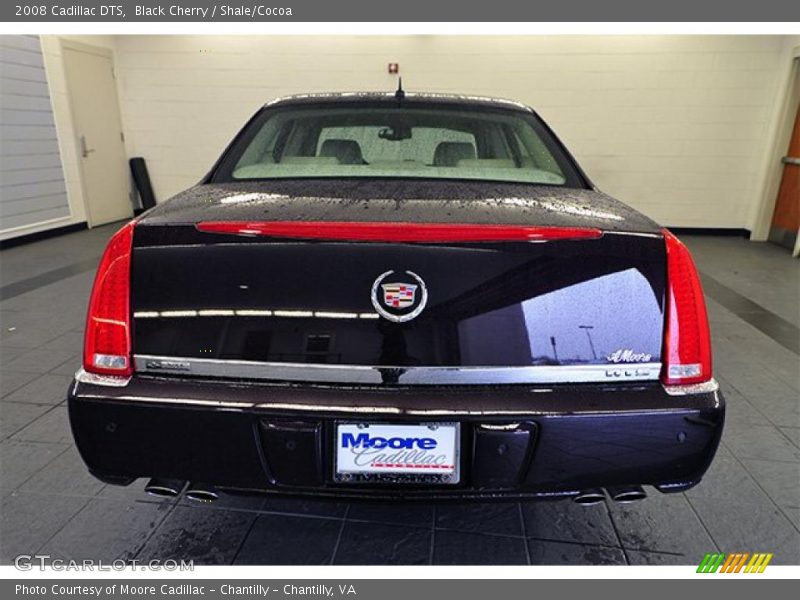 Black Cherry / Shale/Cocoa 2008 Cadillac DTS