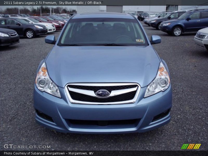 Sky Blue Metallic / Off-Black 2011 Subaru Legacy 2.5i Premium