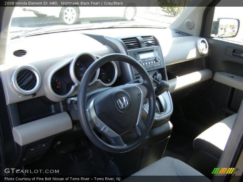 Nighthawk Black Pearl / Gray/Black 2008 Honda Element EX AWD
