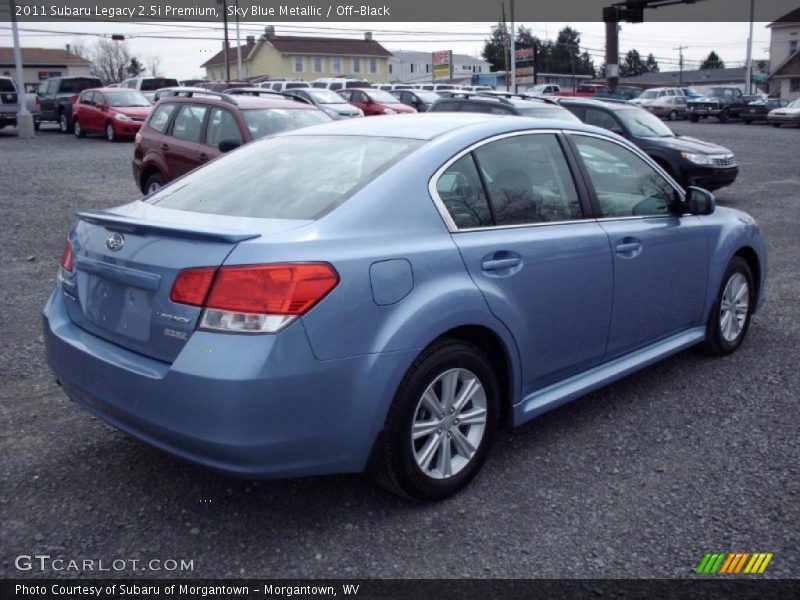 Sky Blue Metallic / Off-Black 2011 Subaru Legacy 2.5i Premium