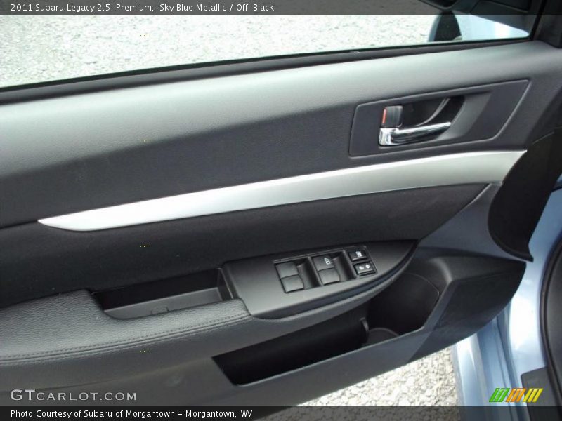 Sky Blue Metallic / Off-Black 2011 Subaru Legacy 2.5i Premium