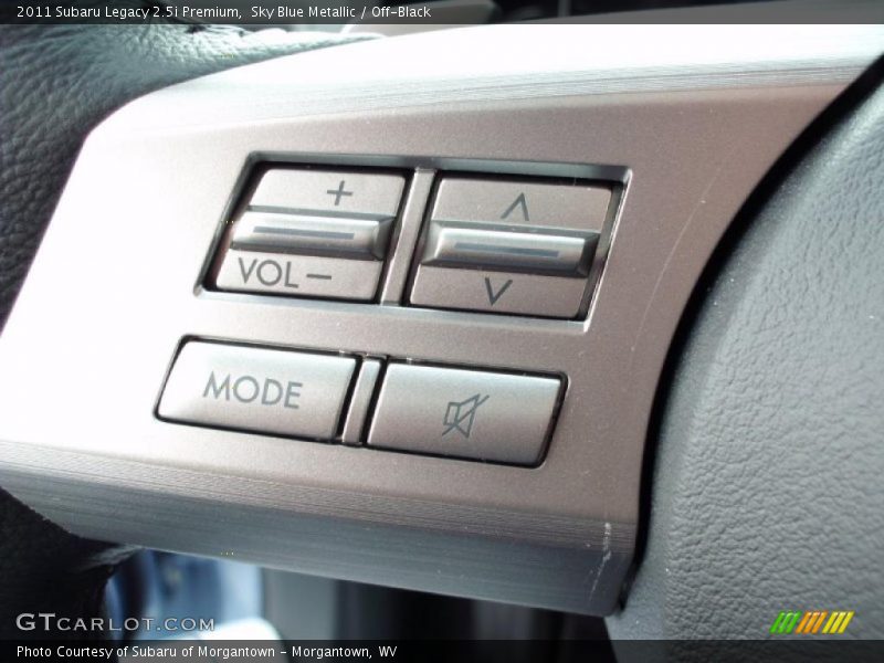 Sky Blue Metallic / Off-Black 2011 Subaru Legacy 2.5i Premium