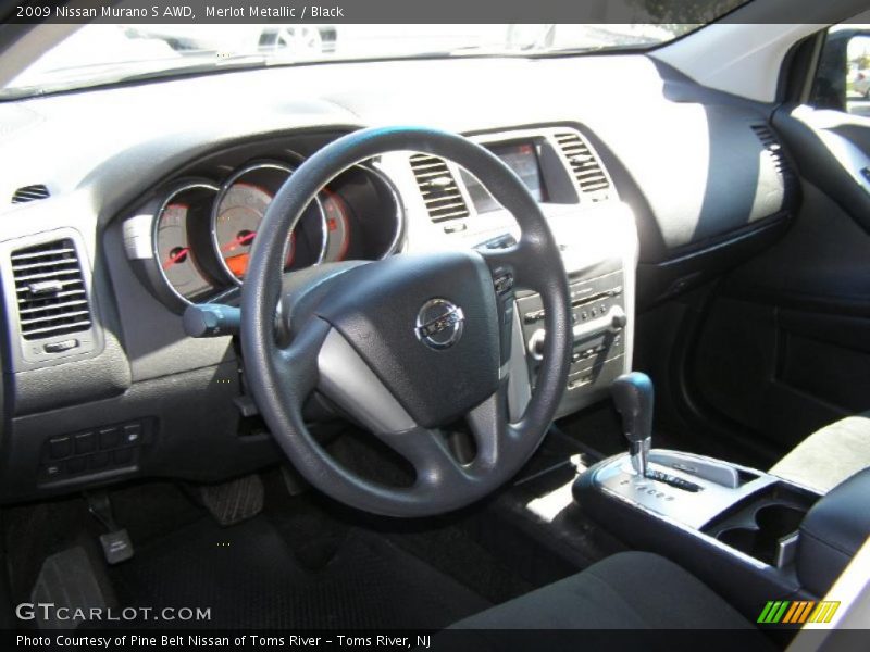 Merlot Metallic / Black 2009 Nissan Murano S AWD