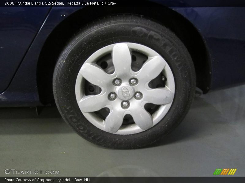 Regatta Blue Metallic / Gray 2008 Hyundai Elantra GLS Sedan