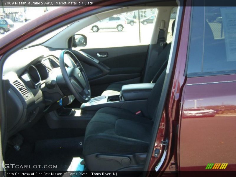 Merlot Metallic / Black 2009 Nissan Murano S AWD