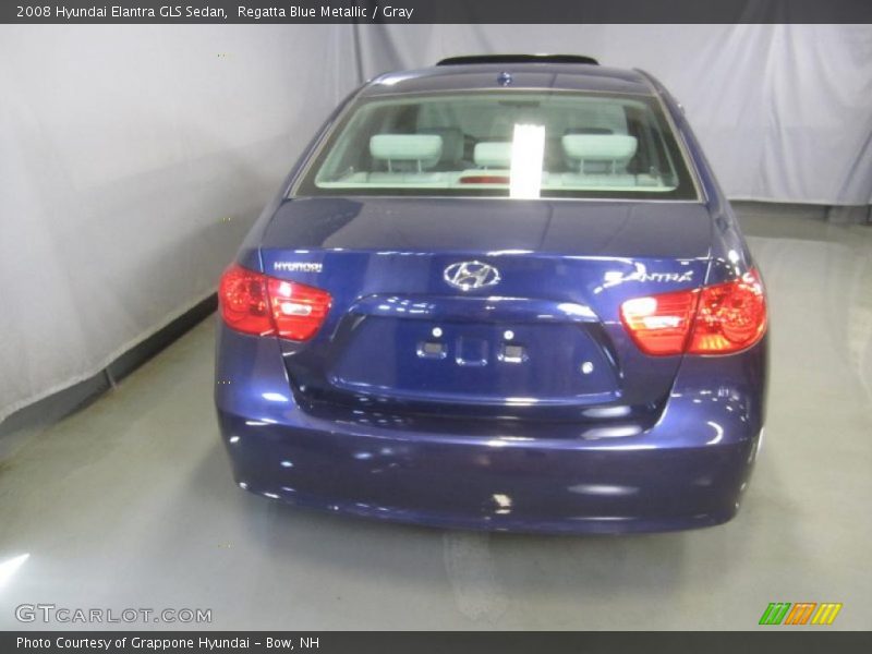 Regatta Blue Metallic / Gray 2008 Hyundai Elantra GLS Sedan