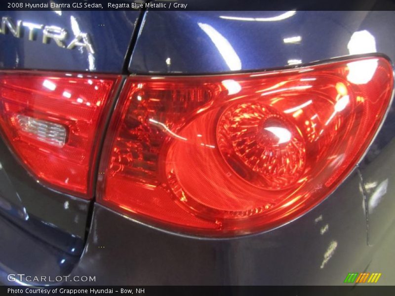 Regatta Blue Metallic / Gray 2008 Hyundai Elantra GLS Sedan