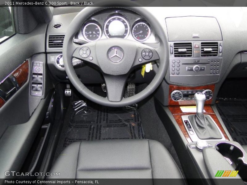Black / Black 2011 Mercedes-Benz C 300 Sport