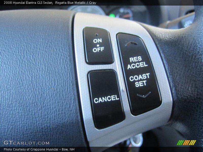 Regatta Blue Metallic / Gray 2008 Hyundai Elantra GLS Sedan