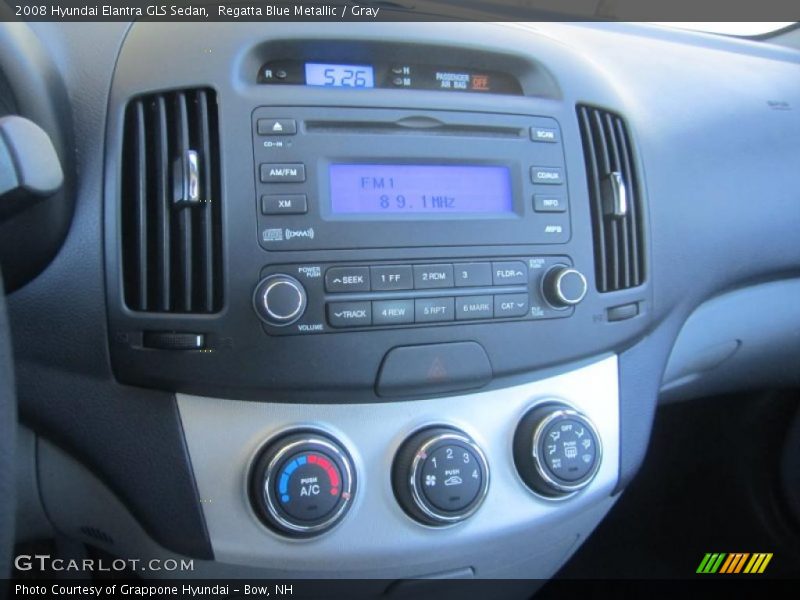 Regatta Blue Metallic / Gray 2008 Hyundai Elantra GLS Sedan