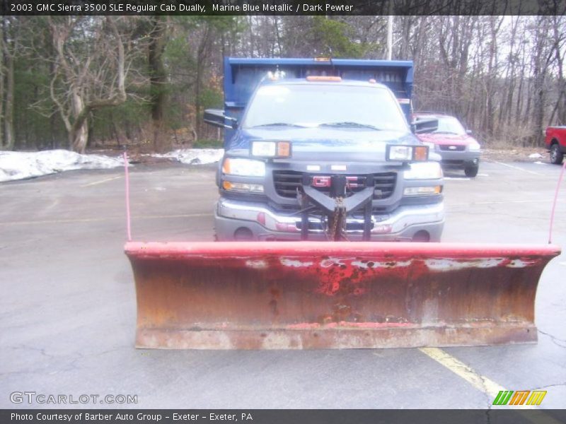 Marine Blue Metallic / Dark Pewter 2003 GMC Sierra 3500 SLE Regular Cab Dually