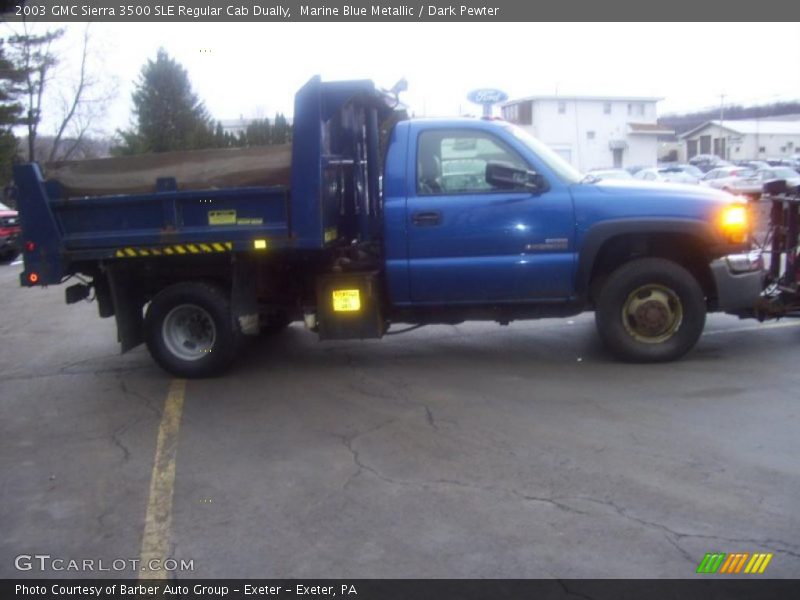 Marine Blue Metallic / Dark Pewter 2003 GMC Sierra 3500 SLE Regular Cab Dually