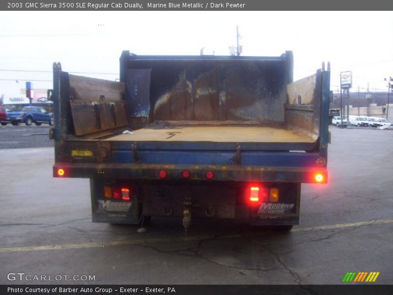 Marine Blue Metallic / Dark Pewter 2003 GMC Sierra 3500 SLE Regular Cab Dually