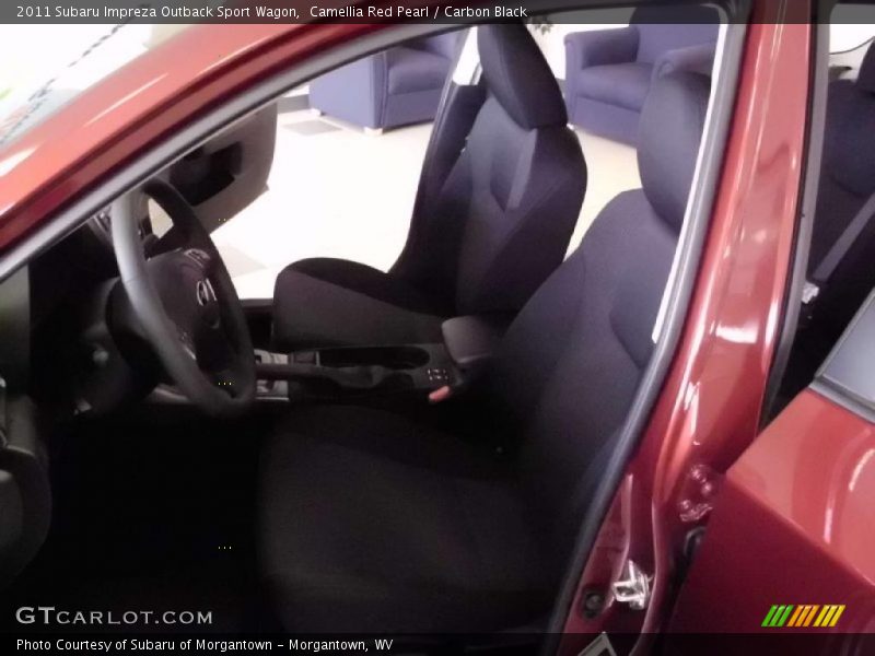 Camellia Red Pearl / Carbon Black 2011 Subaru Impreza Outback Sport Wagon